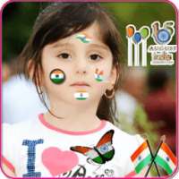 Draw Indian Flag on body on 9Apps