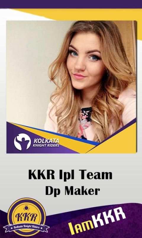 Support KKR IPL Team DP Maker screenshot 10