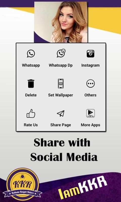 Support KKR IPL Team DP Maker screenshot 3