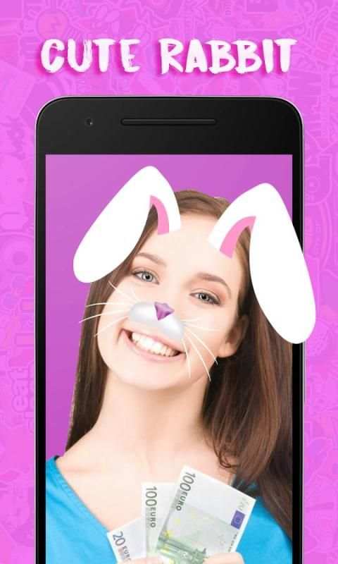 Cute Face Camera Effect 5 تصوير الشاشة