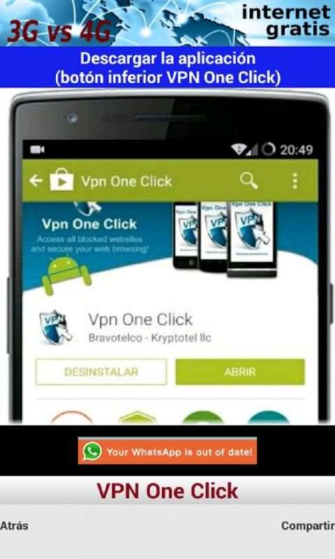 INTERNET GRATIS 3G-4G screenshot 5