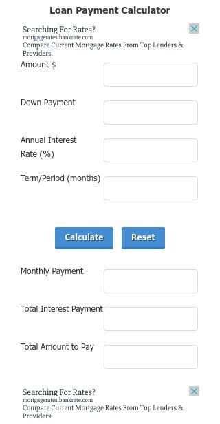 Loan Payment Calculator screenshot 1