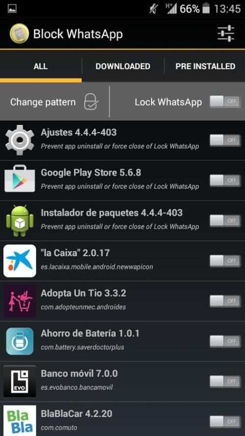 Block lock my applications screenshot 4