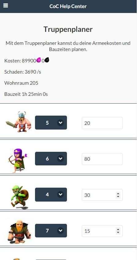 CoC Help Center screenshot 1