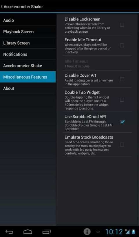 Bold Music Player screenshot 1