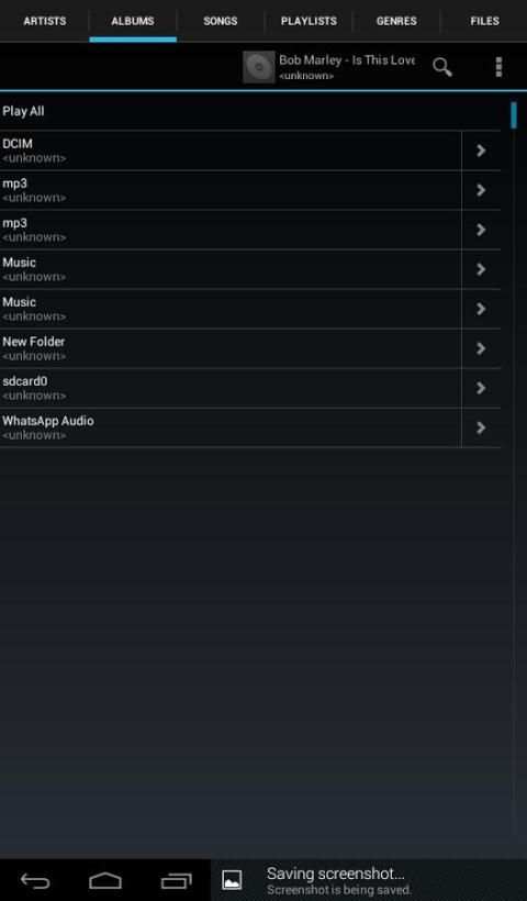 Bold Music Player screenshot 2