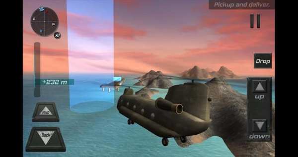 Helicopter 3D flight sim 2 स्क्रीनशॉट 6