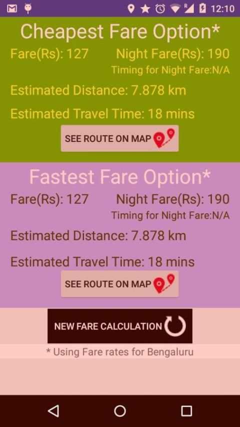 Auto Rickshaw Fare Calculator screenshot 6