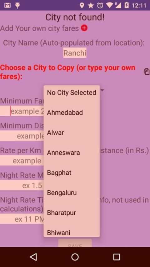 Auto Rickshaw Fare Calculator 2 تصوير الشاشة