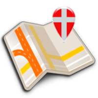 Map of Denmark offline