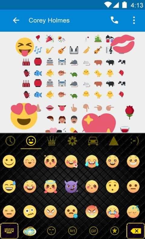 Gold Buterfly Bowknot Keyboard 4 تصوير الشاشة