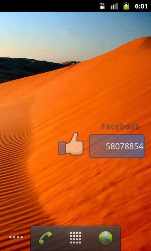FaceBook Page Likes Widget screenshot 2