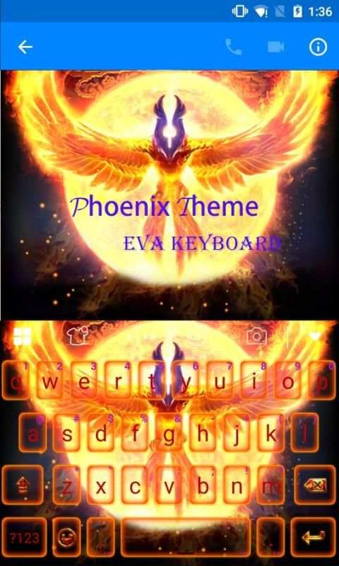 Phoenix Eva Keyboard -DIY Gifs скриншот 5