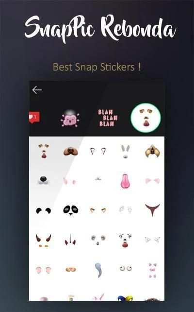 SnapPic Stickers Collages Edit screenshot 4