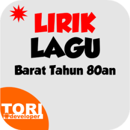 ikon Lirik lagu Barat Tahun 80an