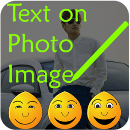 ikon Text on Photo/Image