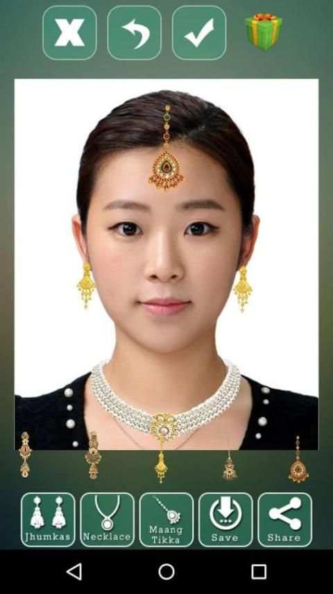 Bridal Photo Makeup Jewellery 3 تصوير الشاشة