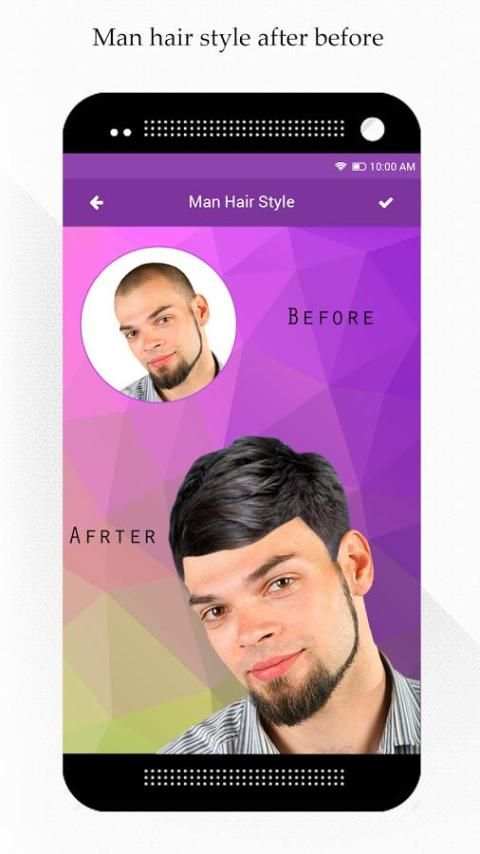 Man HairStyle Photo Editor screenshot 7