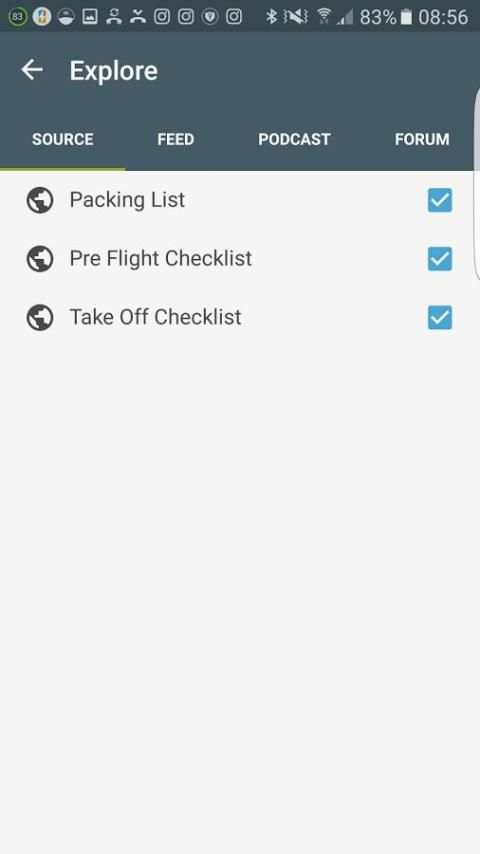 DJI Pre Flight Checklist 1 تصوير الشاشة
