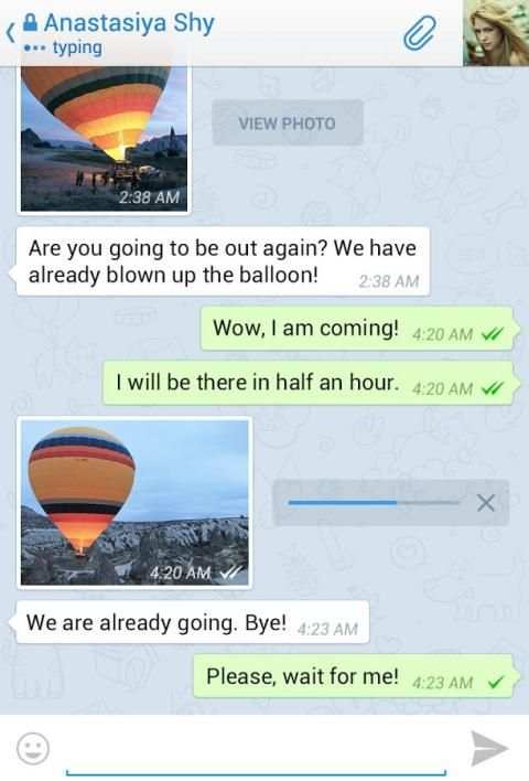 MOB Telegram Messenger скриншот 3
