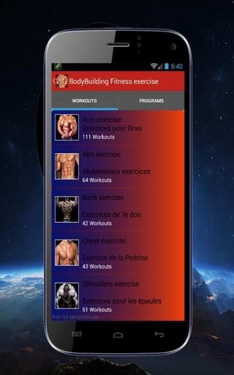 BodyBuilding Fitness Exercise screenshot 3