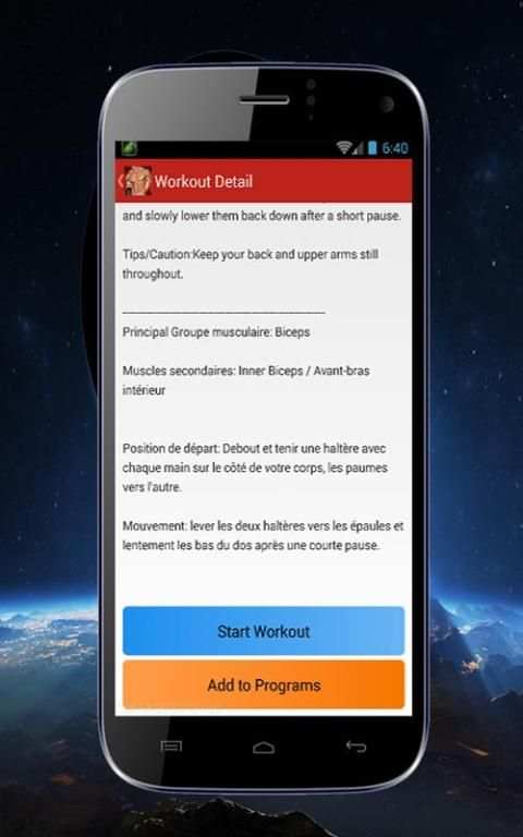 BodyBuilding Fitness Exercise screenshot 1
