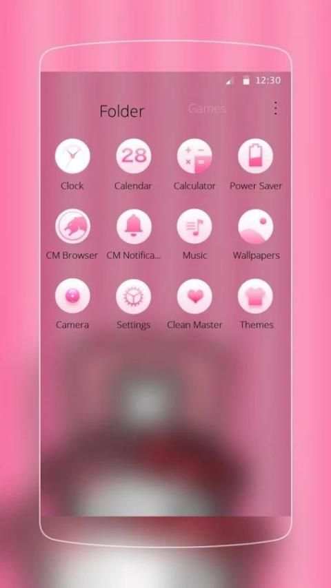 Pink Hat Theme screenshot 2