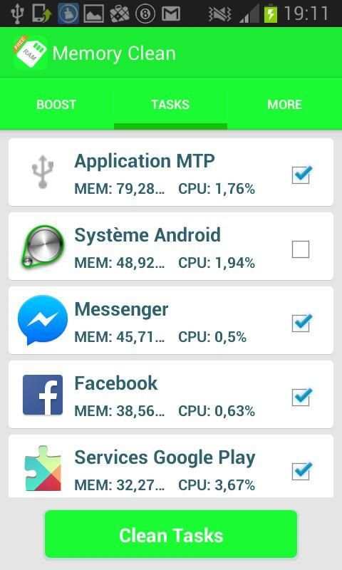 Memory Clean & Boost Phone screenshot 3