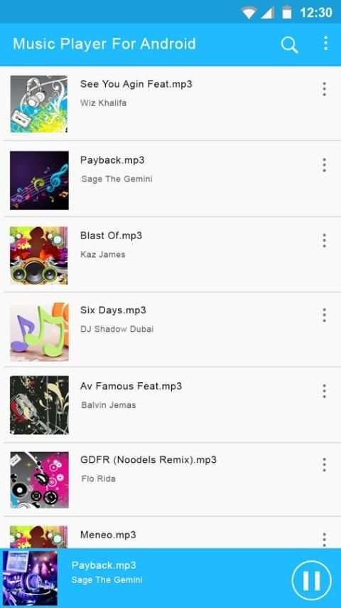 Music Player For Android скриншот 4