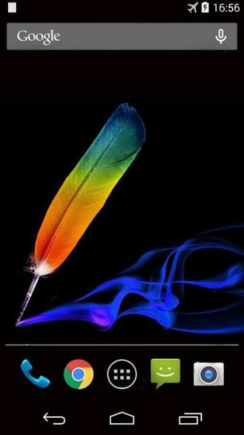 Feather Live Wallpaper स्क्रीनशॉट 4