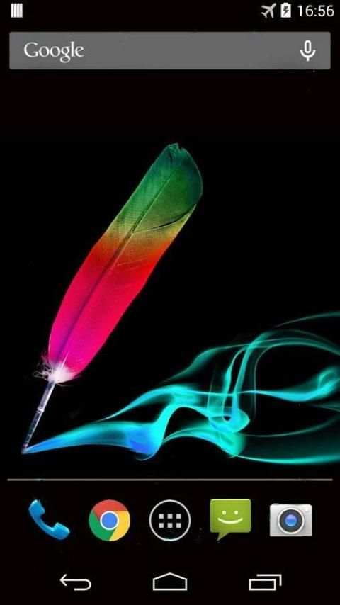 Feather Live Wallpaper स्क्रीनशॉट 1