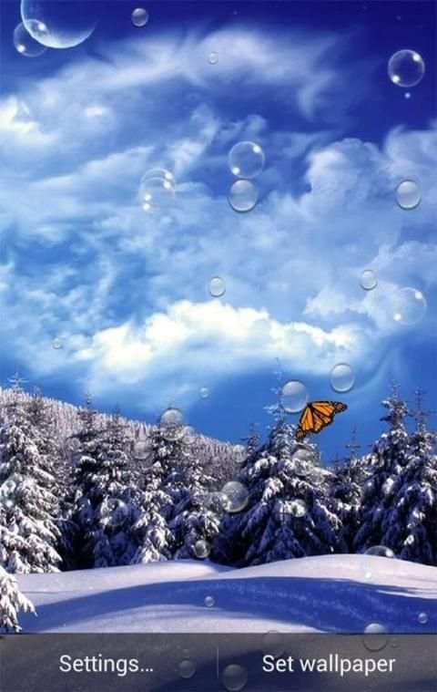 Winter Live Wallpaper screenshot 4
