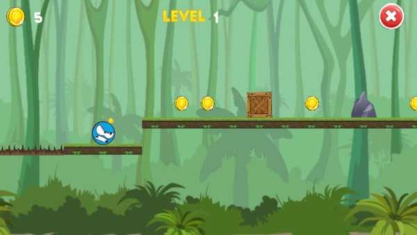 Angry Blue Ball 5 स्क्रीनशॉट 5