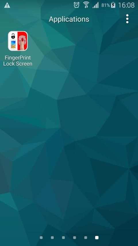 Fingerprint Screen Lock prank скриншот 1