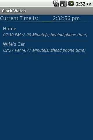 Clock Watch скриншот 2