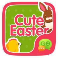 (FREE)GO SMS CUTE EASTER THEME