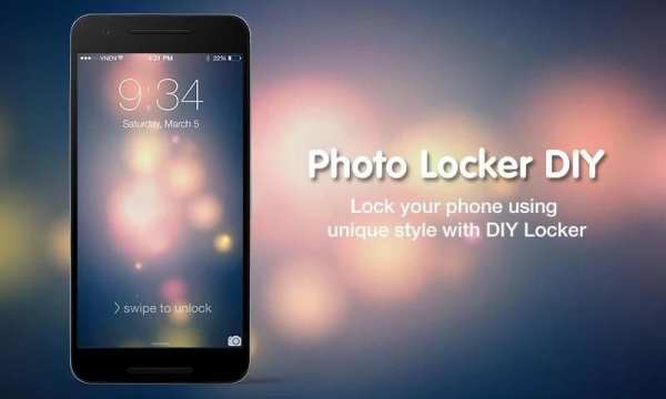 Layar kunci pola foto screenshot 2