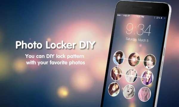Layar kunci pola foto screenshot 1
