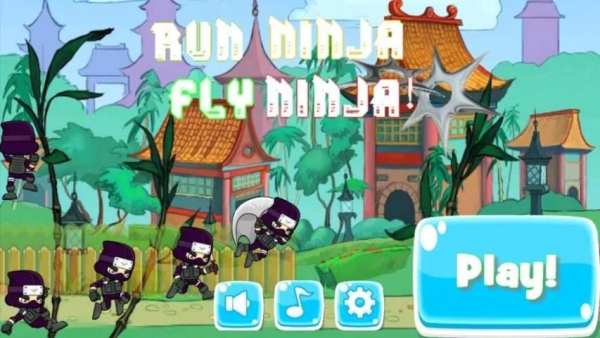 Run Ninja Fly Ninja! Free screenshot 1