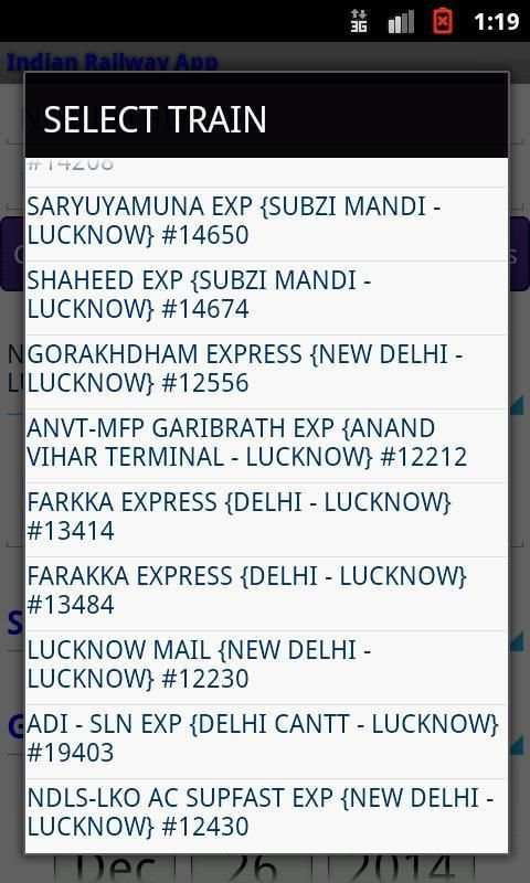 Indian Railway screenshot 2