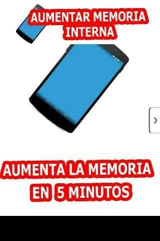 AUMENTAR MEMORIA INTERNA 2 تصوير الشاشة