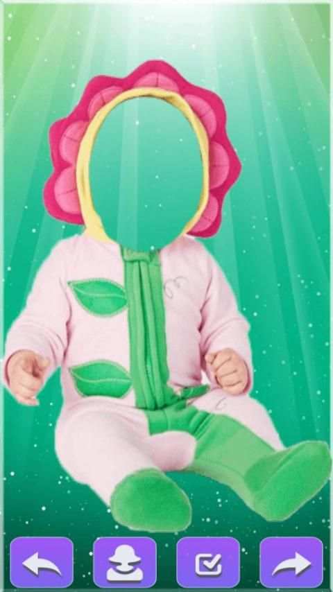 Baby Girl Photo Suit 2 تصوير الشاشة