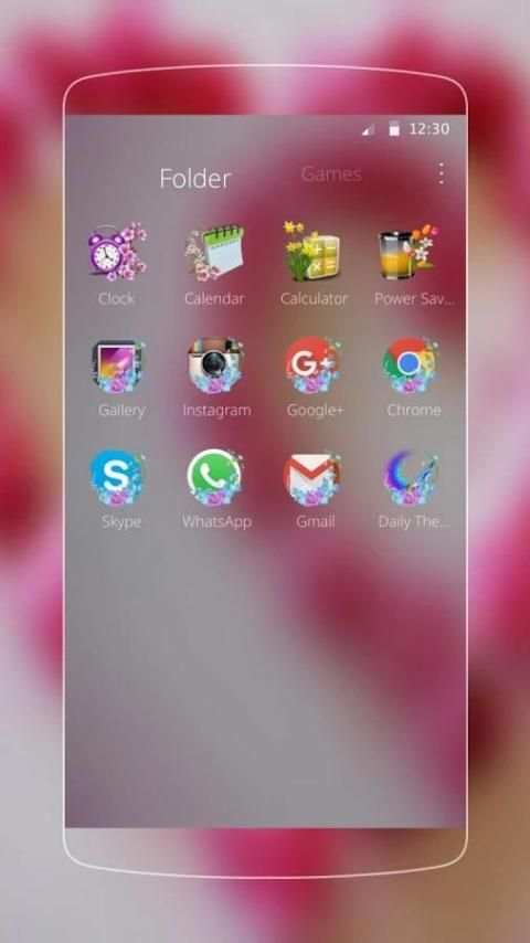Rose Petal Theme screenshot 2