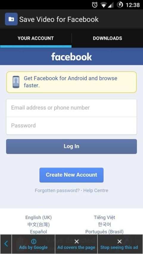 Download Video for Facebook screenshot 3