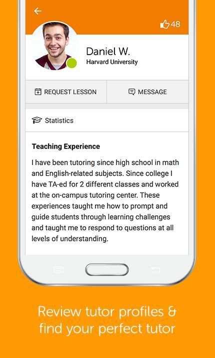 Chegg Tutors: Online Tutoring screenshot 4