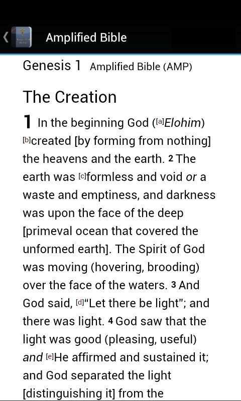 Amplified Bible screenshot 3