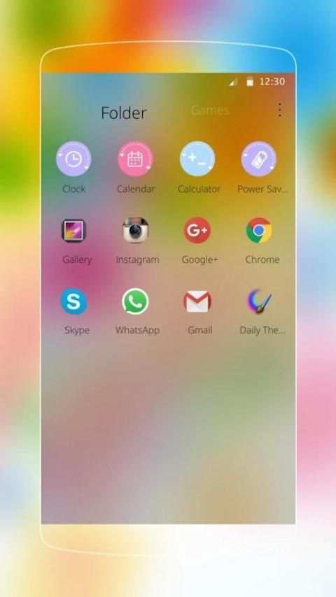 Colourful Flowers Theme screenshot 1