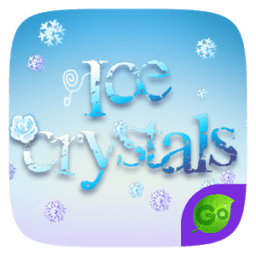Ice Crystals GO Keyboard Theme أيقونة