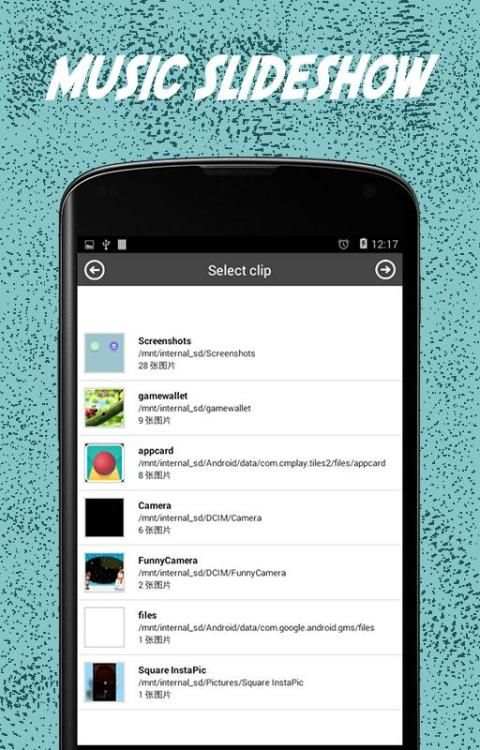 MiniClip Slideshow Maker screenshot 1