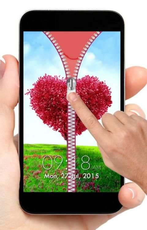 Love Zipper Screen Lock 4 تصوير الشاشة